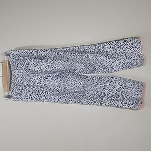 VICTORIA'S SECRET Pajama Bottom Leopard Print Gold Tone Highlights Sz S